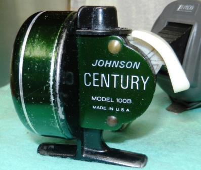 Ten Older Fishing Reels, #152 Heddon, Old Johnson Push Button, Etc